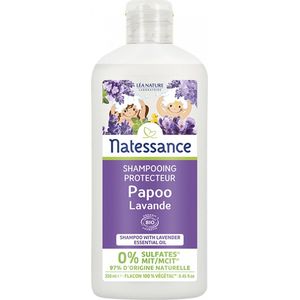 Natessance - Papoo Beschermende Shampoo - Lavendel - Biologisch Cosmos Organic gecertificeerd - 250 ml fles