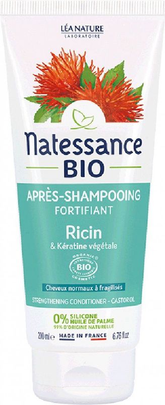 Natessance - Après-shampooing fortifiant - Ricin Bio & Kératine végétale 200ml