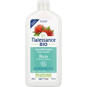 Natessance Ricine en Organische Plantaardige Keratine Versterkende Shampoo 500 ml