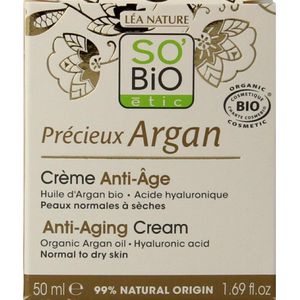 So Bio Etic - Précieux Argan - Gezichtscrème - 50 ml - Vegan