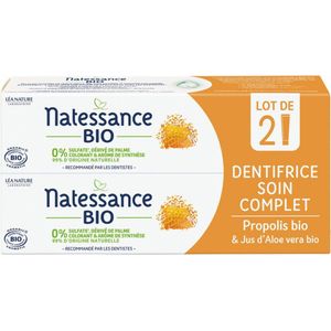 Natessance Organic Propolis Complete Care Tandpasta Set van 2 x 75 ml