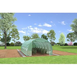 Vente-unique Tunnelkas IPOMEA 18m² - L600 x B300 x H200 cm L 600 cm x H 200 cm x D 300 cm