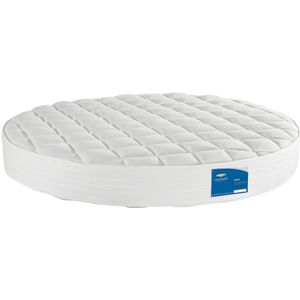 Vente-unique Rond matras 220x 220cm dikte 25cm - ROMA van DREAMEA PLAY L 220 cm x H 25 cm x D 220 cm