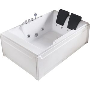 Massagebad - 2 personen - 515 L - 182 x 122 x H64 cm - Hoek rechts - THALASSA