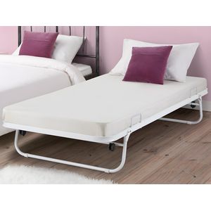 Uitschuifbaar bed ADONIS - 90 x 190 cm - Metaal - Wit