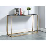 Design sidetable ARETHA - Marmer en metaal - Zwart en goudkleurig - van Pascal Morabito