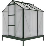 Tuinserre van polycarbonaat van 3,4 m² GIARDINA