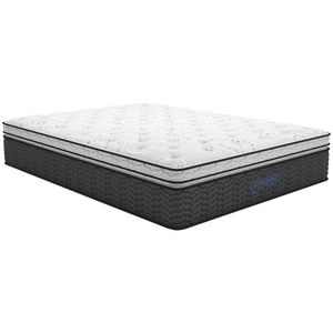 Matras met pocketveren en geïntegreerd dekmatras GAMIANI van DREAMEA - dikte 35 cm - 180x200 cm