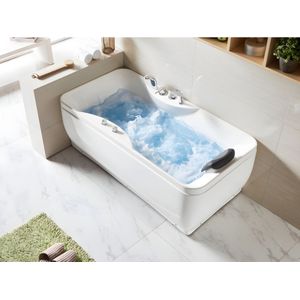 Vente-unique Massagebad GAVINO - 1 persoon - 75x150xH65cm - linkse hoek