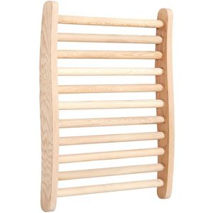 VOGUE SAUNA Ergonomische rugleuning van Hemlock voor de sauna L 40 cm x H 52 cm x D 10 cm