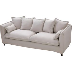 Sofa 3-Sitzer- Stoff - Beige - ramses