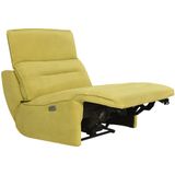 Elektrische relax fauteuil voor comfortzitbank SYMPOSION in stof - Geel