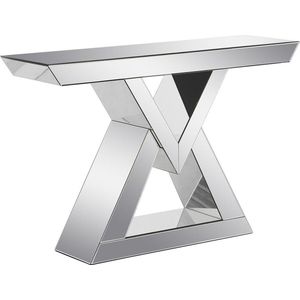PASCAL MORABITO Sidetable van MDF met spiegel - Kleur: Zilver - ISIDA - van Pascal Morabito L 120 cm x H 80 cm x D 36 cm