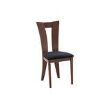 Set van 2 stoelen TIFFANY - Massief beuken - Kleuren : Noten en expresso L 46 cm x H 96 cm x D 53 cm