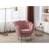 Fauteuil van fluweel DANDELION - Roze - van Pascal Morabito