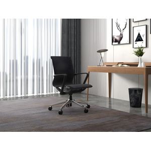 Workēa Bureaustoel - Stof - Grijs gevlekt - LACITY L 58.5 cm x H 91 cm x D 56.5 cm