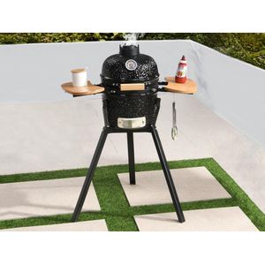 Kamado-houtskoolbarbecue van keramiek en bamboe 32 x 52 x 94 cm - ERIKO L 32 cm x H 94 cm x D 52.6 cm