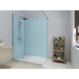 Set van twee douchewandpanelen inclusief profielen - L90 x L120 x H210 cm