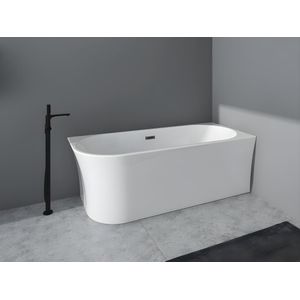 Shower & Design Hoekbad - 201 L - 150 x 75 x 59 cm - Wit - Acryl - Hoek rechts - PONTICOLA L 150 cm x H 59 cm x D 75 cm