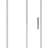 Douchedeur in industriële stijl - Chroom - 120 x 195 cm - TORONI