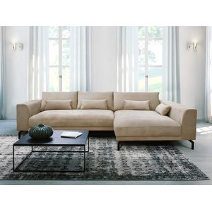 Hoekbank ESOPE - Stof - Beige - Hoek rechts L 313 cm x H 80 cm x D 171 cm