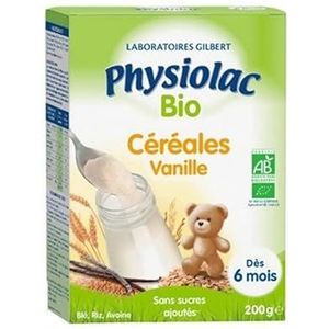 Physiolac Biologische Vanille Granen Vanaf 6 Maanden 200 g