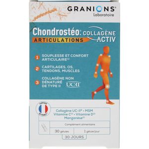 Granions Chondrostéo Articulations Collagène Activ 30 Capsules