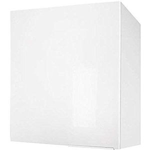 Berlenus keukenbovenkast met 1 deur 60 x 70 x 33,3 cm Hoogglanzend wit