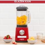 Magimix Power Blender - Smoothie Maker 1,8 Liter - Ice Crusher - Rood