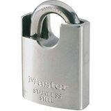 Master Lock 550EURD Marine hangslot met sleutel en verborgen beugel, grijs, 9 x 5 x 2,3 cm