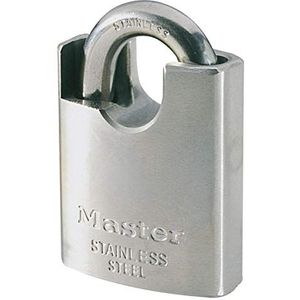 Master Lock Hangslot met versterkte beugel RVS, 50 mm