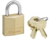 Vorhangschloss 120 eurd Messing, Breite 20 mm, verschsp. sb - Master Lock