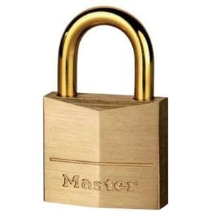 Master Lock 645EURD Sleutelhangslot met Messing Body en Beugel, Goud, 6,2 x 4,4 x 1,3 cm