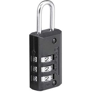 20mm - zinc body - nickel-plated steel shackle & dialing wheels - 3mm