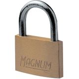 Master Lock CAD50 Magnum hangslot van massief messing met sleutel, goud, 6,6 x 5 x 1,1 cm