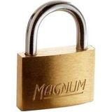 Master Lock CAD50 Magnum hangslot van massief messing met sleutel, goud, 6,6 x 5 x 1,1 cm