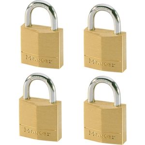 Masterlock 4 x 30mm padlocks ref. 130EURD - keyed alike padlocks - 130EURQNOP