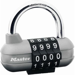 Master Lock P22164 Hangslot Zilver, Zwart Cijferslot