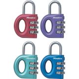 Master Lock 633EURD cijferslot met zinkbehuizing, willekeurige kleur, 5,6 x 3,2 x 1,1 cm