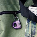 Masterlock 32mm - zinc body - 17mm chrome plated steel shackle, 4mm diam. - 3-dig - 633EURD
