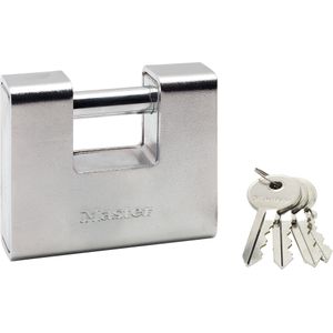 Master Lock - Hangslot - Zilver - Gehard Staal - 90 mm