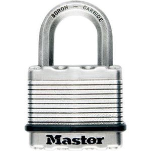 Masterlock 45mm treated steel body for weather resistance - 51mm octagonal boron- - M1EURDLH