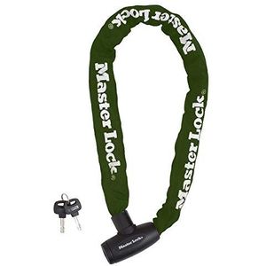 Master Lock 8022EURD, Fietskettingslot met sleutel, 60 cm Ketting, Groen