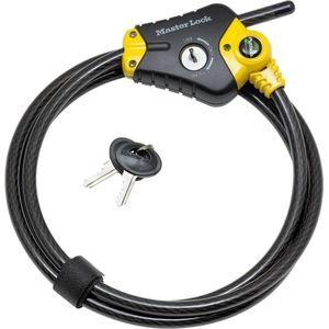 Masterlock - Kabelslot - Python - 4.5 m - Gevlochten Staal
