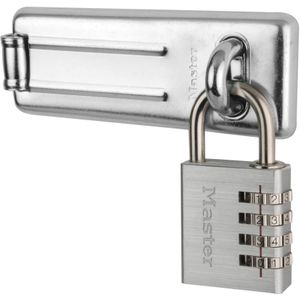 Masterlock Overval 704EURD + Aluminium hangslot 40mm - 7640704EURD 7640704EURD