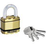 Master Lock Hangslot Excell 52 mm massief messing M5BEURD