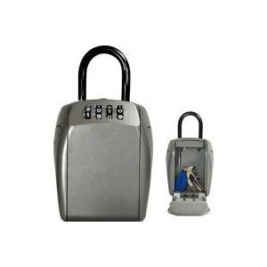 MasterLock Sleutelkluis - Met cijferslot - Met Beugel - Verzinkt Staal - 188x105x43mm - 5414EURD