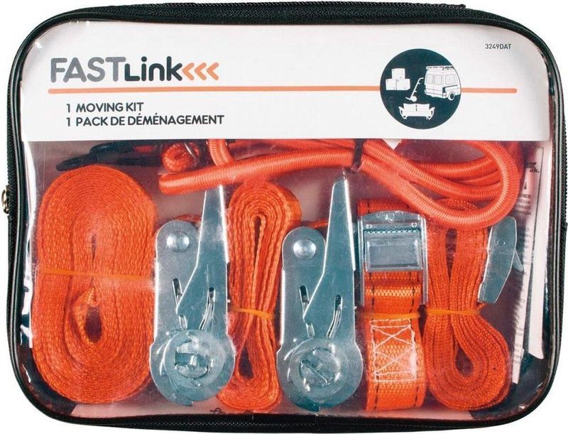 Master Lock - Fastlink Snelbinder en Bungee Koord Set - 8 Delig - Inclusief Draagtas