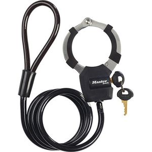 MasterLock - 8275EURDPRO-BLK - Kabelslot - Zwart - Stalen Cuff - 1 Meter