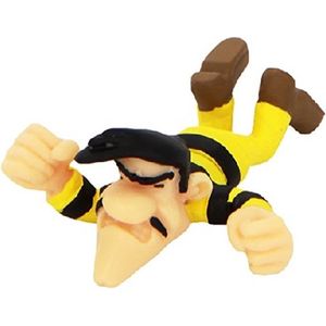 Lucky Luke - speelfiguurtje/taarttopper - Joe Dalton - 5 cm - kunststof - Plastoy